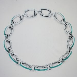 Tiffany Blue Clasping Link Bracelet
